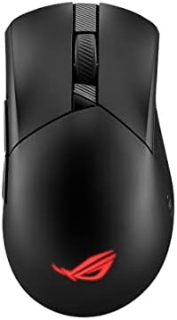 ASUS ROG Gladius III Wireless AimPoint Gaming Mouse, Connectivity (2.4GHz RF, Bluetooth, Wired), 36000 DPI Sensor, 6 programmable Buttons, ROG SpeedNova, Replaceable switches, Paracord Cable, Black