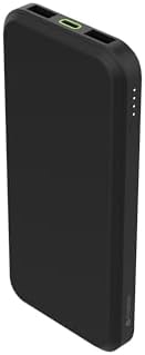 mophie powerstation prime10 - Portable Power Bank with 10,000mAh Internal Battery, 18W USB-C PD Fast Charging, Charge 3 Devices Simultaneously, LED Power Indicator