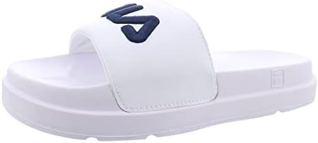 Fila Drifter Bold Slide Womens Shoes Size 7, Color: White/Navy/Red