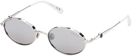 Moncler Tatou Sunglasses ML0224 16C Palladium/White 52mm