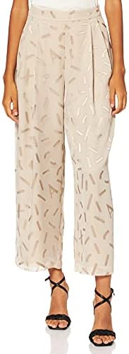 A|X ARMANI EXCHANGE Women's Flowy Wide Leg Logo Pant