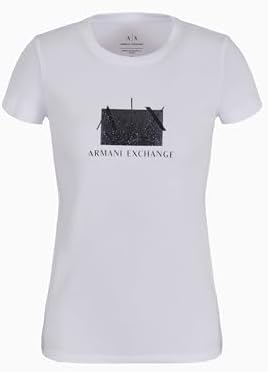 Emporio Armani Armani Exchange Women's A|x Sparkle Logo T-Shirt