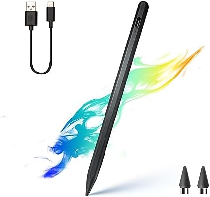 SIMDOG Universal Active Stylus Pens for Touch Screens, Rechargeable Digital Stylish Pen Pencil, Touch Screen Pens for iPhone,Samsung Touch Screens Cell Phones, iPad
