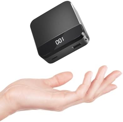 Small Portable Charger Power Bank: 10000mAhHigh Speed Fast Charging with Built in USB C, PD 20W Lightweight Phone Battery Bank with LCD Display, Mini Portable Charger for iphone,Samsung Galaxy