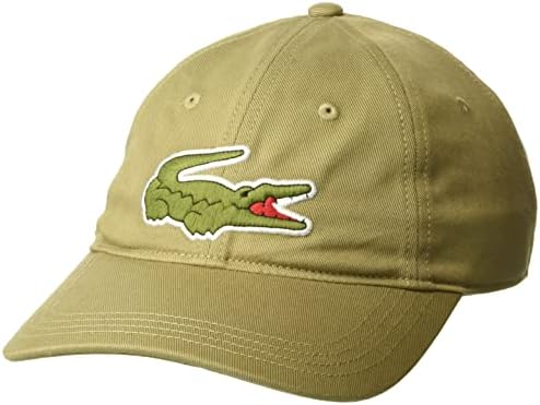 Lacoste Men's Solid Big Croc Cap
