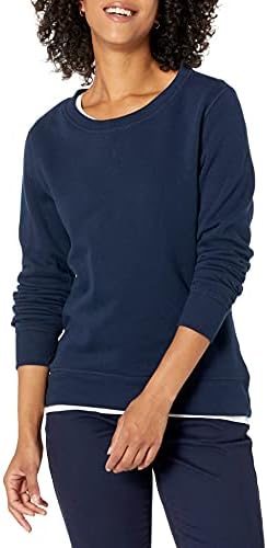 Amazon Essentials Women's French Terry Fleece Crewneck Sweatshirt (Available in Plus Size)