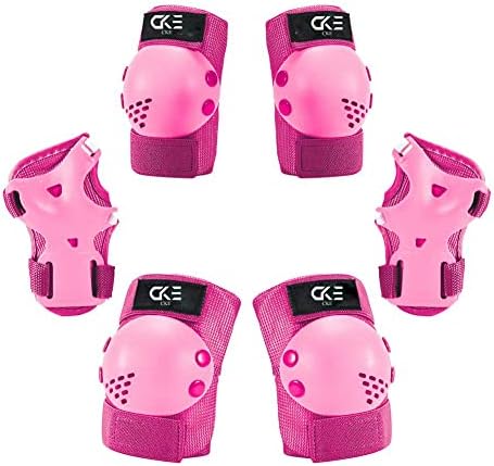 CKE Kids/Youth Knee Pads for Toddler Elbow and Knee Pads Toddler Protective Gear Set Kids Knee pads and Elbow Pads for Toddler Girls Boys with Wrist Guards for Skating Cycling Bike Rollerblading