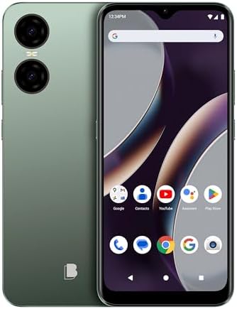 BLU G63 | 2023 | 3-Day Battery | Unlocked | 6.8” HD+ Infinity Display | 128/4GB | Dual 13MP Camera | US Version | US Warranty | Green