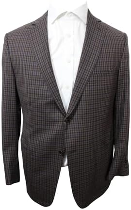 Ermenegildo Zegna Su Misura Multicolor Plaid Sport Coat Size 44 Reg