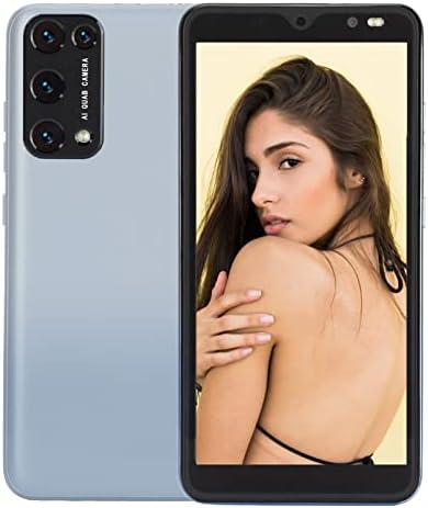 Cuifati Rino8 Pro Unlocked Andriod Smartphone, 5.45 Inch HD Screen Smart Phone, 512MB+4GB, Dual SIM, 128GB of Expandable Storage, Ultra Thin Face Recognition Cell Phone for Android 4.4.2(Grey)