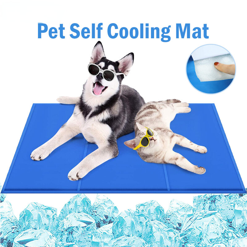 ?[SG]Pet Cooling Mat/ Dog Cat Self Cooling Mat/ Ice Cooling Pad/ Pet Cooling Mattress/ Pet Cooling Bed/ Pets Heat Relief Mat