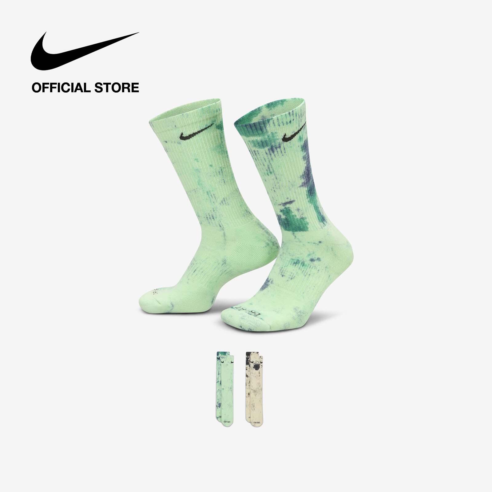 Nike Unisex Everyday Plus Cushioned Crew Socks (2 Pairs) - Multi-Color