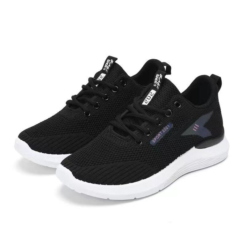 Adi 2024 Spring and Summer New White Shoes Sneaker Female Lightweight Soft Sole Female Running Shoes Student Casual Shoes