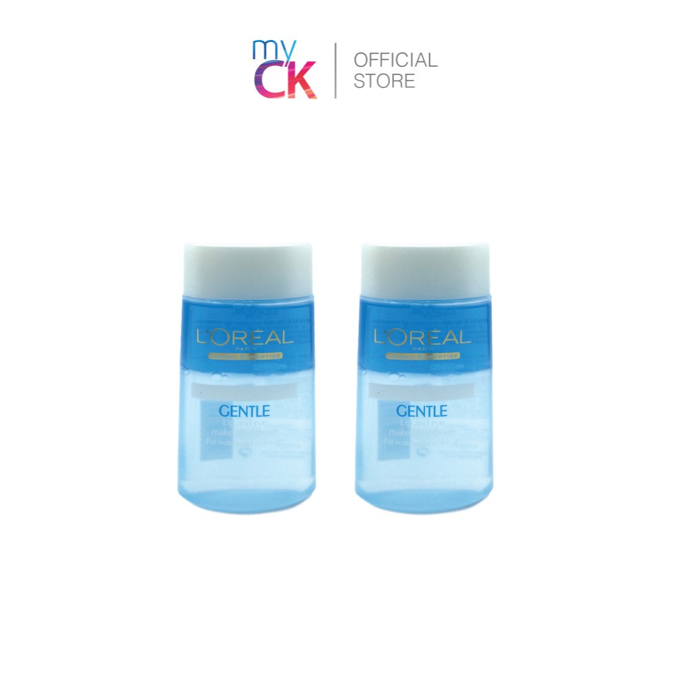 (Bundle of 2) L'Oreal Paris Lip & Eye Make-up Remover 125ml