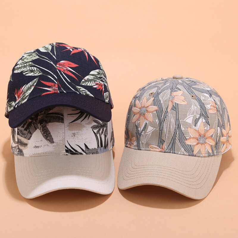 FAITOLAGI Flower Embroidery Women Snapback Cap Spring Summer New Fashion Female Baseball Hat Adjustable Outdoor Girls Sun Hat