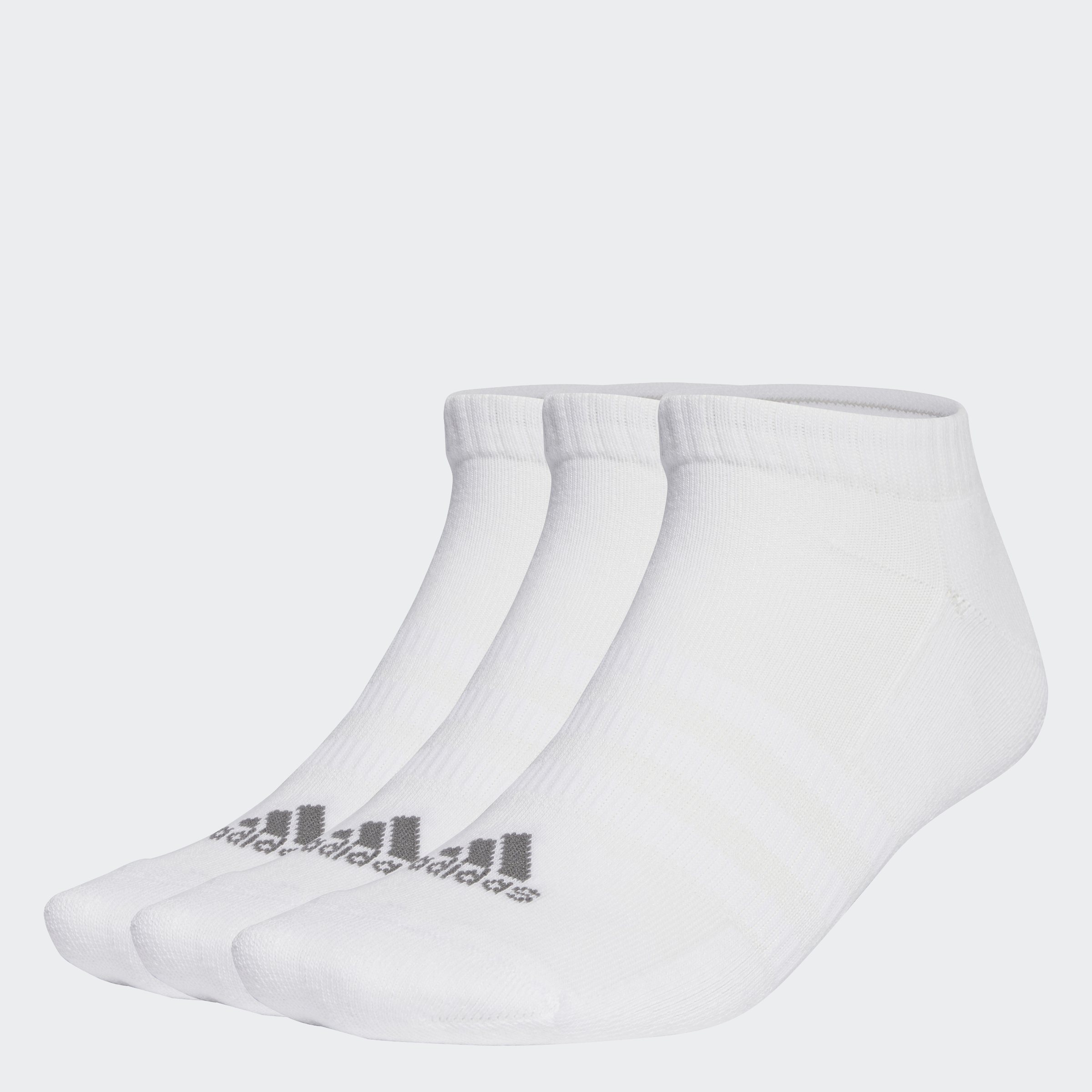 adidas Lifestyle Cushioned Low-Cut Socks 3 Pairs Unisex White IA3943
